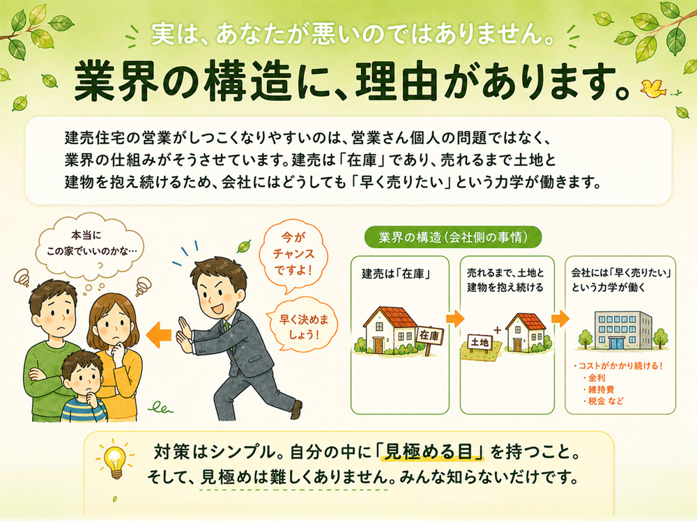 建売業界の構造に理由があります