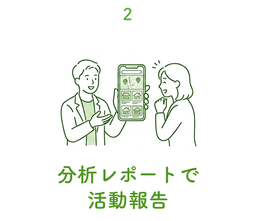 2.分析レポートで活動報告